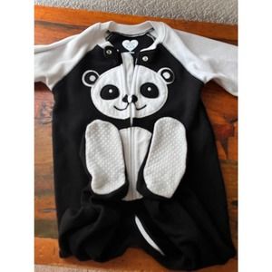 Children’s Place Panda Fleece Footed Pajamas, Sz 2T